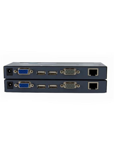 Extensor de Consola KVM por Cat 5 Ethernet (150m) con USB y Vídeo VGA
