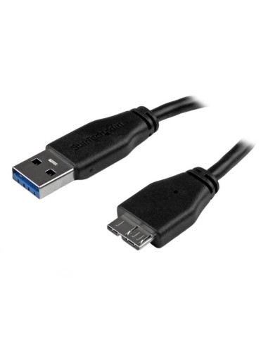 Cable de 3m USB 3.0 Delgado - A Macho a Micro B Macho