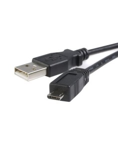 Cable 3m Micro USB B a USB A Cargador para Teléfono Móvil Datos USB 2.0 - Macho a Macho - Negro 2