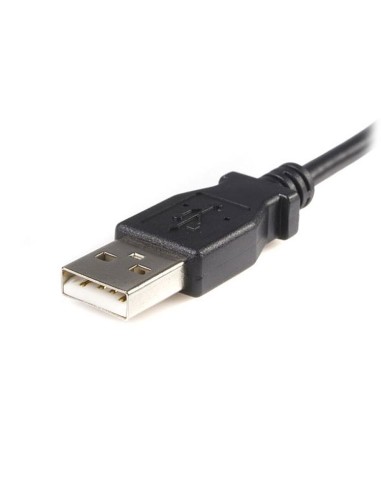 Cable 3m Micro USB B a USB A Cargador para Teléfono Móvil Datos USB 2.0 - Macho a Macho - Negro