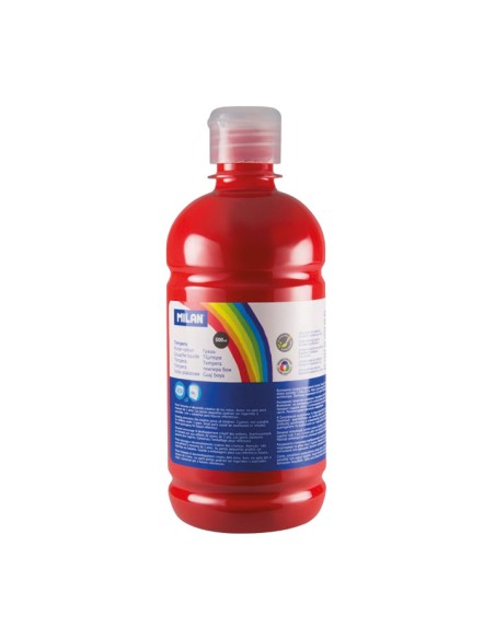 BOTELLA 500ML TEMPERA BERMELLON MILAN 03630