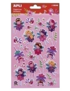 STICKERS APLI (18049) Bl.1h.HADAS - Pack de 5 unidades
