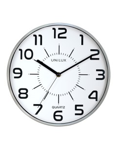 POP Pared Quartz clock Alrededor Gris