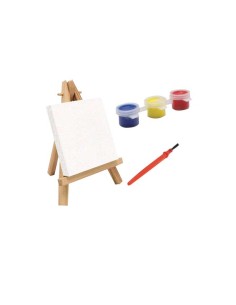 BL. MINI LIENZO BISMARK KIDS+PINCEL+3 PINTURAS