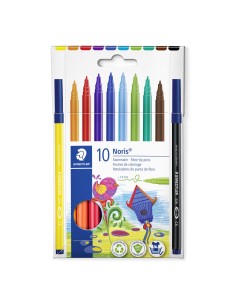 326 C10 marcador permanente Punta redonda Colores surtidos 10 pieza(s)
