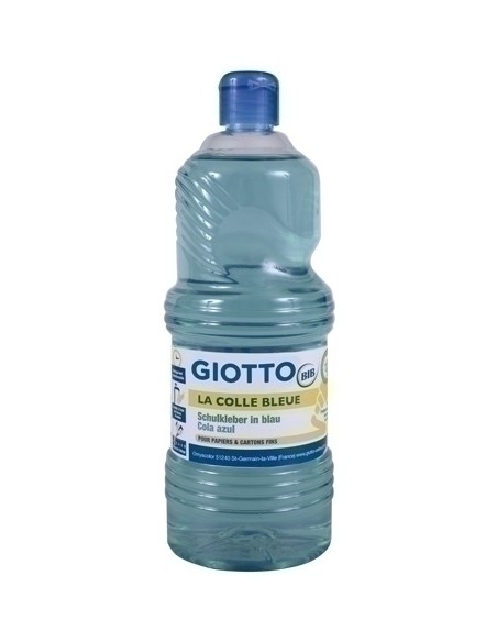 COLA AZUL-TRANSP. GIOTTO BIB ESCOLAR 1Kg - Pack de 6 unidades