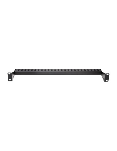 Barra 1U de Amarre Horizontal para Gestión de Cables en Rack - para Racks de 19" - Profundidad Ajustable - Guía Horizontal para