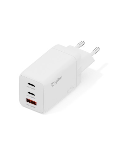 Cargador USB GaN 67W, 2x USB-C, 1x USB-A