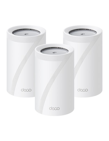 Deco BE65 Pro Tribanda (2.4 GHz / 5 GHz / 6 GHz) Wi-Fi 7 (802.11be) Blanco 3 Interno