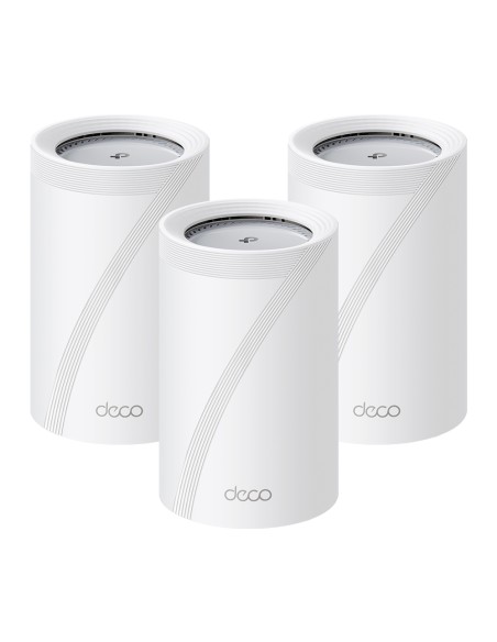 Deco BE65 Pro Tribanda (2.4 GHz / 5 GHz / 6 GHz) Wi-Fi 7 (802.11be) Blanco 3 Interno