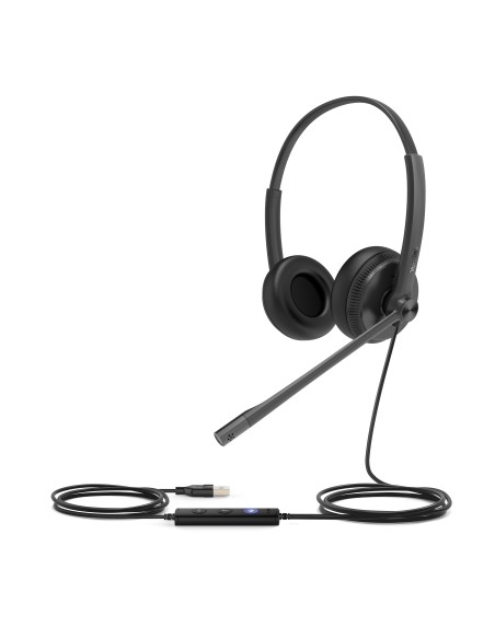 UH34 Dual Teams Auriculares Alámbrico Diadema Oficina/Centro de llamadas USB tipo A Negro