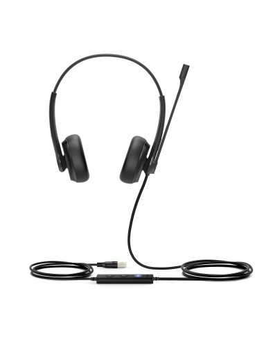 UH34 Dual Teams Auriculares Alámbrico Diadema Oficina/Centro de llamadas USB tipo A Negro