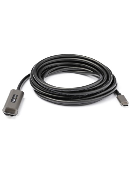 Cable 4m USB C a HDMI 4K de 60Hz con HDR10 - Adaptador de Vídeo USB Tipo C a HDMI 2.0b Ultra HD 4K - Convertidor USBC a HDMI HD