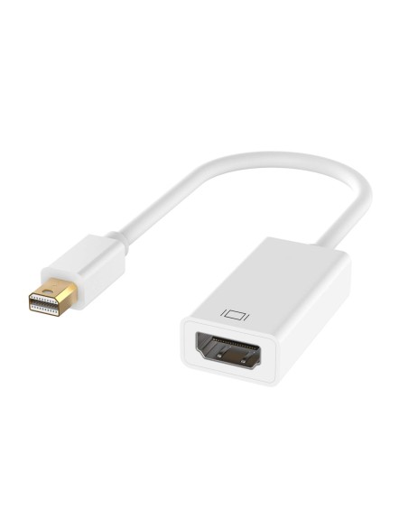 EC1451 cambiador de género para cable Mini DisplayPort HDMI Blanco