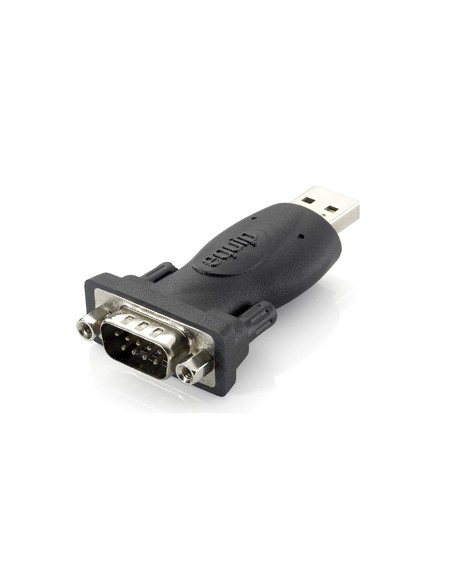 133382 cambiador de género para cable USB A RS-232 Negro