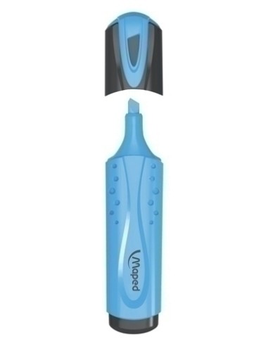 ROTUL. FLUOR MAPED PEPS CLASSIC AZUL 742530 Pack 12