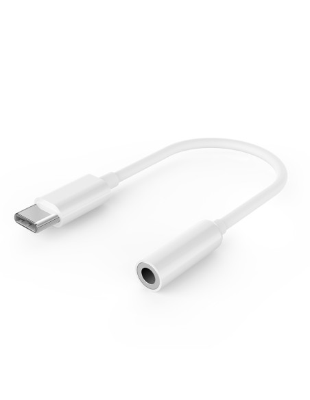 GMB Audio A-CM-3.5F-01 cable de audio 0,1 m 4-pins 3.5 mm USB Tipo C Blanco