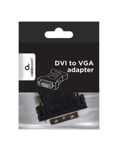 A-DVI-VGA-BK cambiador de género para cable DVI-A VGA 15-pin Negro, Metálico