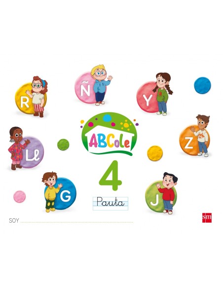 LECTOESCRITURA ABCOLE CUADERNO 4 2017 5 ANOS