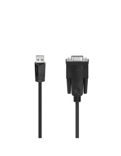 00200622 cable de serie Negro 1,5 m Sub-D USB-A