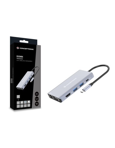 DONN20G Alámbrico USB 3.2 Gen 1 (3.1 Gen 1) Type-C Gris