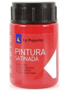 C 6 bote pintura satinada la pajarita bermellon 35ml base latex