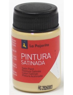 C 6 bote pintura satinada la pajarita siena clara base latex