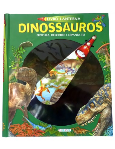 LIVRO LANTERNA DINOSSAUROS
