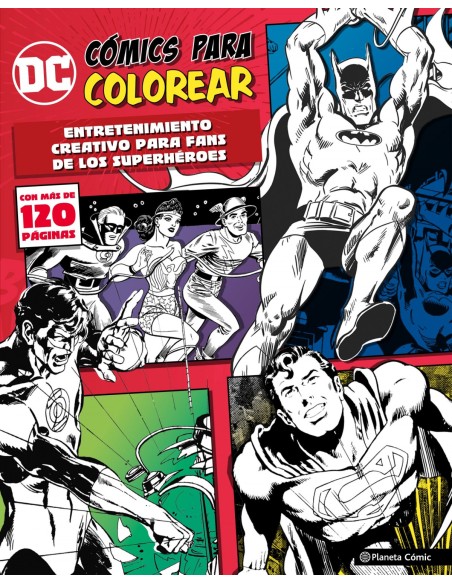 DC COMICS PARA COLOREAR SUPERHEROES
