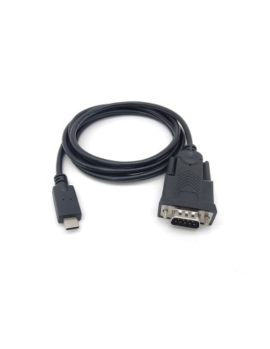 133392 cable de serie Negro 1,5 m USB Tipo C DB-9