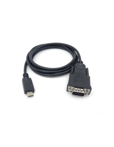 133392 cable de serie Negro 1,5 m USB Tipo C DB-9