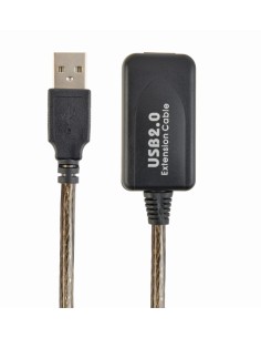 USB A/USB A M/F 5m cable USB USB 2.0 Negro