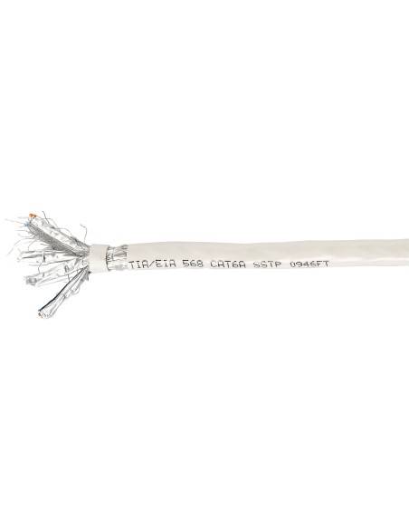 401491 cable de red Beige 100 m Cat6a S/FTP (S-STP)