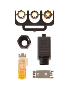 5700-371 conector RJ-45 Negro