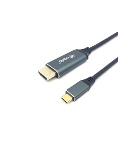 133415 adaptador de cable de vídeo 1 m USB Tipo C HDMI tipo A (Estándar) Negro, Gris