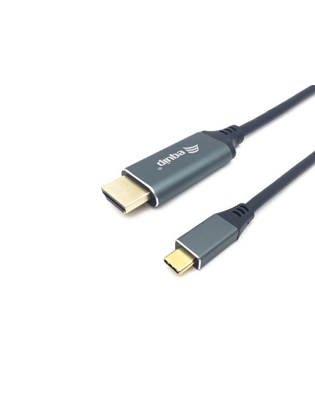 133416 adaptador de cable de vídeo 2 m USB Tipo C HDMI tipo A (Estándar) Gris, Negro