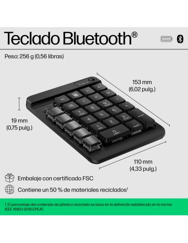 Teclado programable inalámbrico 430