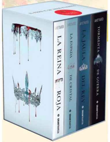 SAGA REINA ROJA ESTUCHE 4 VOLUMENES