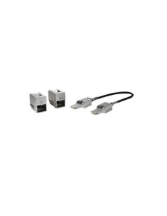 C9300L STACK KIT cable de fibra optica 05 m Negro Gris