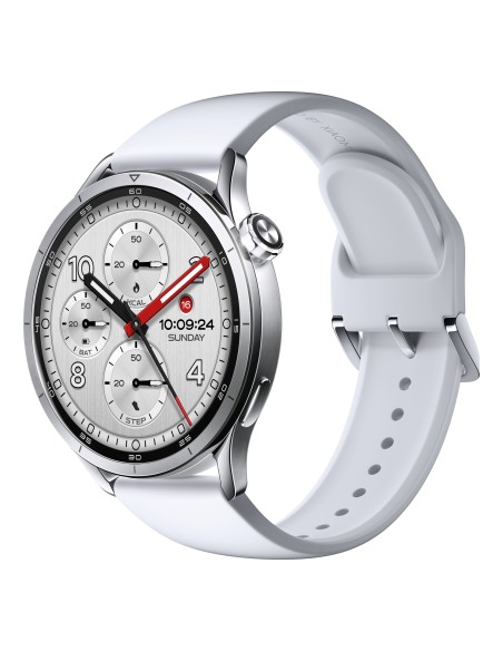 Watch S5 3,76 cm (1.48") AMOLED 46 mm Digital 480 x 480 Pixeles Pantalla táctil Plata Wifi