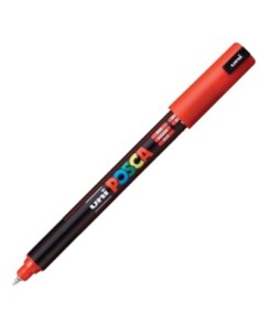 MARCADOR UNI POSCA PC1MR COLOR ROJO PUNTA 07MM
