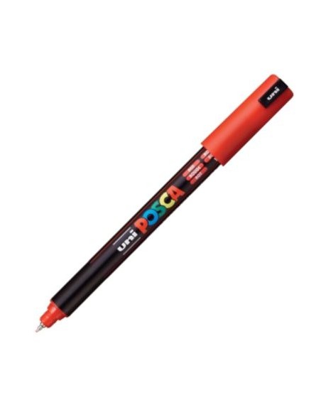 MARCADOR UNI POSCA PC1MR COLOR ROJO PUNTA 07MM