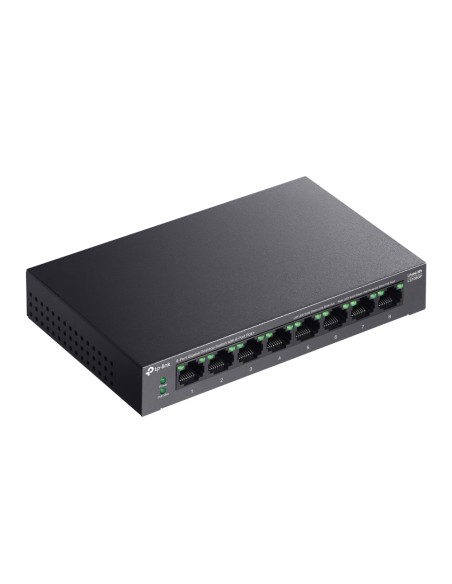 LiteWave LS108GP switch No administrado Gigabit Ethernet (10/100/1000) Energía sobre Ethernet (PoE) Negro