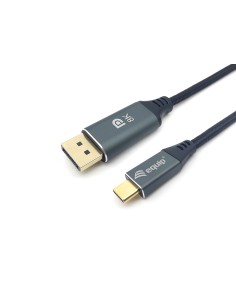 133423 adaptador de cable de vídeo 3 m USB Tipo C DisplayPort Gris
