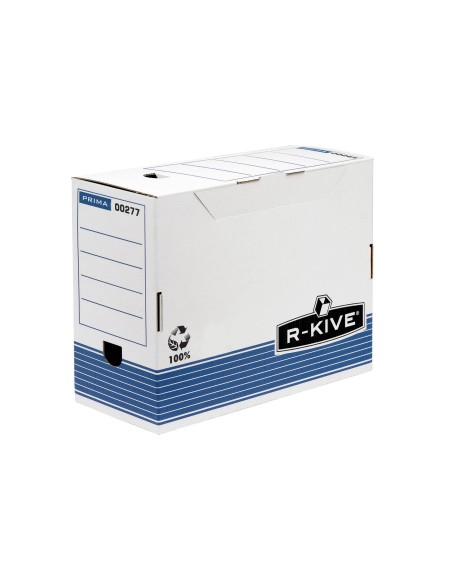 0027701 Azul, Color blanco caja y organizador para almacenaje de archivos