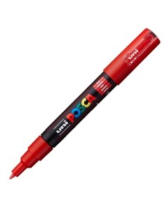 MARCADOR UNI POSCA PC1M COLOR ROJO PUNTA 07MM