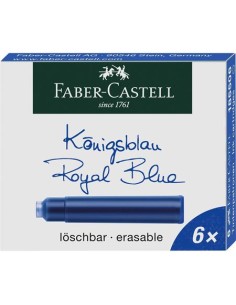 185506 Recambio de bolígrafo Azul 6 pieza(s) Pack 10