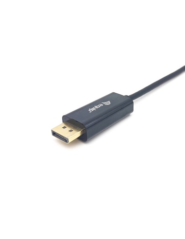 133427 adaptador de cable de vídeo 2 m USB Tipo C DisplayPort Gris