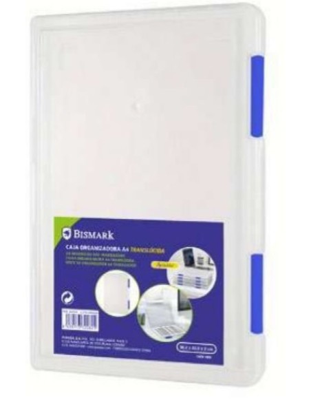 CAJA ORGANIZADORA A4 TRANSPARENTE