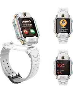 2026X10WHITE Relojes inteligentes y deportivos 4,06 cm (1.6") AMOLED 45 mm Digital 320 x 360 Pixeles Pantalla táctil Blanco Wifi